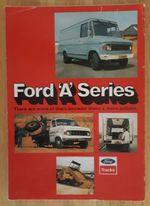 Ford A-Series Brochure 1975 - Van Chassis
