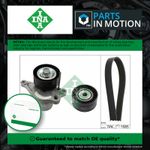 Drive Belt Kit fits RENAULT MASTER Mk3 2.3D 2010 on Set INA 1172000Q3J Quality