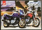 HONDA CB500 CB500S Motorcycle Sales Brochure OCT 1999 #6P 10.99-E