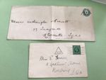 Great Britain 6 triangle cancel   stamps covers A6296