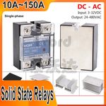 Single-phase DC-AC Solid State Relays SSR 10-150 amp, Input 3-32V Output 24-480V