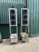 2x Hollco Signals Road Traffic Light Red Green amber £275+vat Control Works Site