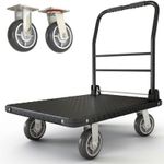Folding Platform Truck Push Cart 36"x24" 2100 lbs Heavy Duty Steel Dolly