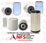 NFS Filter Kit fits Case CX15 with Perkins Engine