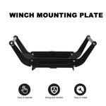 Mobile Winch Mount 2 inch Receiver Hitch Winch Mounting Plate 17000LBS-20000LBS