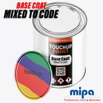 BASECOAT FULL STRENGTH MIXED TO ANY PAINT CODE - MIPA BC BASE COAT 250ML - 5LTR