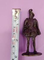 Bronze Cast Figure, Elizabethan Dress. Vintage