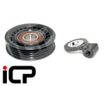 Air Con A/C Belt Tensioner Idler Pulley & Adaptor Fits Subaru Impreza 92-07 