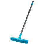 Beldray Rubber Bristle Brush Pet Hair Sweeper Extendable Broom Non-Scratch Brush