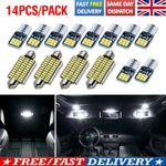 LED Interior Light Kit Lighting Upgrade Bulbs 14 PCS For BMW 3 E90 E91 2004-2012