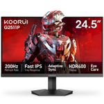 KOORUI 25" FHD Gaming Monitor 200Hz IPS 1ms FreeSync G-Sync HDR HDMI DisplayPort