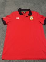 British lions South Africa Canterbury Polo Shirt Size Large In red