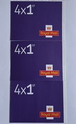 12 ROYAL MAIL 1ST CLASS STAMPS IN 3 BOOKS OF 4 STAMPS GENUINE & AUTHENTIC 