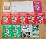 Waterloo Rugby Union Programmes 1976 - 2006