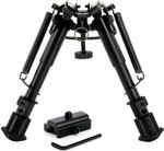 6''-9'' Tactical Rifle Bipod 360° Picatinny Rail Mount Adapter with 5 Notch Legs