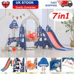 7 in 1 Toddler Garden Swing Slide Climber Set Kid Baby Indoor Outdoor Playground