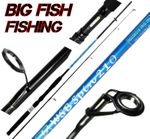 SPIN 240 8FT Spinning Rod Fibre Glass 2 Piece Predator Lure Fishing Rod 20-50g