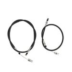 Left&Right Rear Brake Cable Parking Cables For Kawasaki Mule 2500 2510 3010 4000
