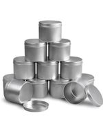 8oz Metal Tins with Lids Crafts Candles Bulk Buy Wholesale Job Lot x 60