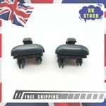2pc Sun Visor Clip Holder Hook For Audi A1 A3 A4 A5 Q3 Q5 TT BLACK 8U08575624PK