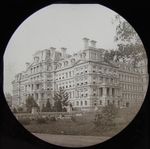 Glass Magic Lantern Slide WAR AND NAVY DEPARTMENT WASHINGTON C1890 PHOTO USA 