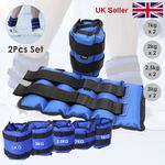 Ankle Wrist Leg Weights Straps Running Exercise Fitness Gym Strength Training UK