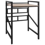 Adjustable Washer Dryer Stack Stands, Height Over The Washer Storage Shelf Black