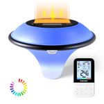 INKBIRD Solar Pool Thermometer Swimming Floating Meter Ambient Light Pond Spa CF