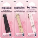Hemline Shoulder Bra Strap Retainer With Safety Pin