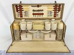 VINTAGE 1950s CORACLE 6 PERSON MOTORING PICNIC SET VETERAN CAR BANDALASTA