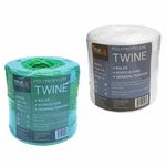 Baler Baling Twine Polypropylene Poly String Packaging Garden Craft Green/White