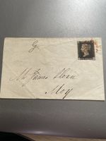 Superb 1841 Irish Entire Penny Black From Belfast To Moy See Photos And Below