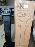 Smart Karaoke System with 4 Wire Microphones Wireless Bluetooth Speaker