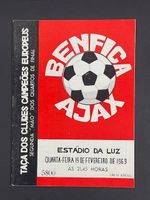 1968/69 BENFICA V AJAX 19-02-1969 EUROPEAN CUP QUARTER-FINAL