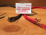 20 pre wired N gauge SL-310 fishplates DCC/DC rail joiners