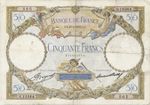FRANCE banknote 50 Francs "Luc Olivier Merson" 23.2.1933. F+ Choice Fine