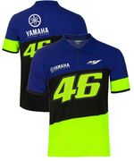 Valentino Rossi Polo Shirt Men's Dual VR46 Yamaha Polo - New