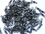 100 Size 8 ROLLING SWIVELS nickel  black carp sea pike fishing swivel