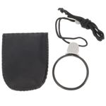 Durable Hanging Loupe Necklace Magnifying Glass with Black Plastic Chain