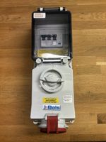 Ceenorm Bals Newlec 3phase Socket With RCD Breaker  Switched 32A 400V