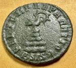 Constans, Phoenix Bird On Pyre! Extremely Fine! Siscia 241