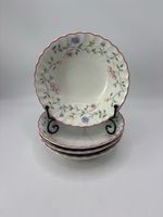 4 X Johnson Brothers “Summer Chintz” 6” Cereal Bowls