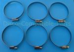 Land Rover Discovery 300 TDi Intercooler Stainless Steel Jubilee Clip Set 