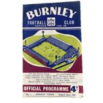 Burnley V Ipswich Town  August 22nd 1961 (Ipswich champions 1st Away Match Rare)
