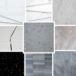 10 White Black Grey Sparkle & Marble Shower Wall Panels PVC Bathroom Cladding