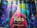 Trolls Band Together  Movie Poster Set of Two large Posters 90x62cm