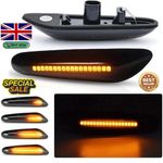 2X Dynamic LED Side Indicator Signal Marker Lights BMW E90 E91 E92 E60 E82 E46