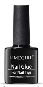 UV Nail Tips Glue Strong Nail Gel Adhesive Manicure Fast Drying Lasts Long 7.5ml