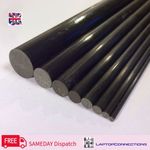 Carbon Fibre Rod, Pultruded, 1-16mm Diameter,  Length 200mm-1000mm,  UK Supplier