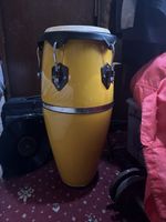 Toca Kaman Players Series Yellow Fiberglass Conga Drum - 9" Diameter